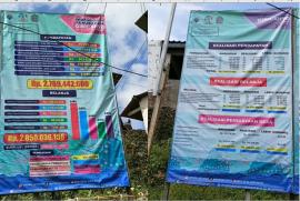 Pemasangan Baliho APBKal Tahun 2026 dan Laporan Realisasi Pertanggungjawaban APBKal TA 2025